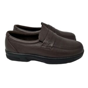 John Blair Goat Leather Loafer Slip On Shoes Brown Men's Size 9